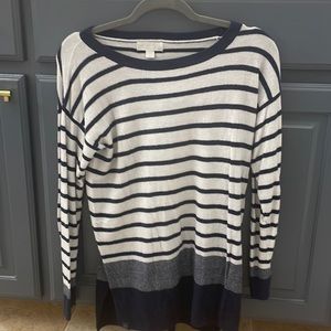 Barefoot Dreams CozyChic Lite XS stripe pullover